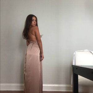 WHITE FOX BOUTIQUE Akela maxi dress bronze